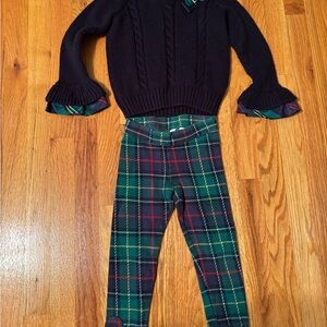 Janie and Jack Multicolor Plaid Fabric